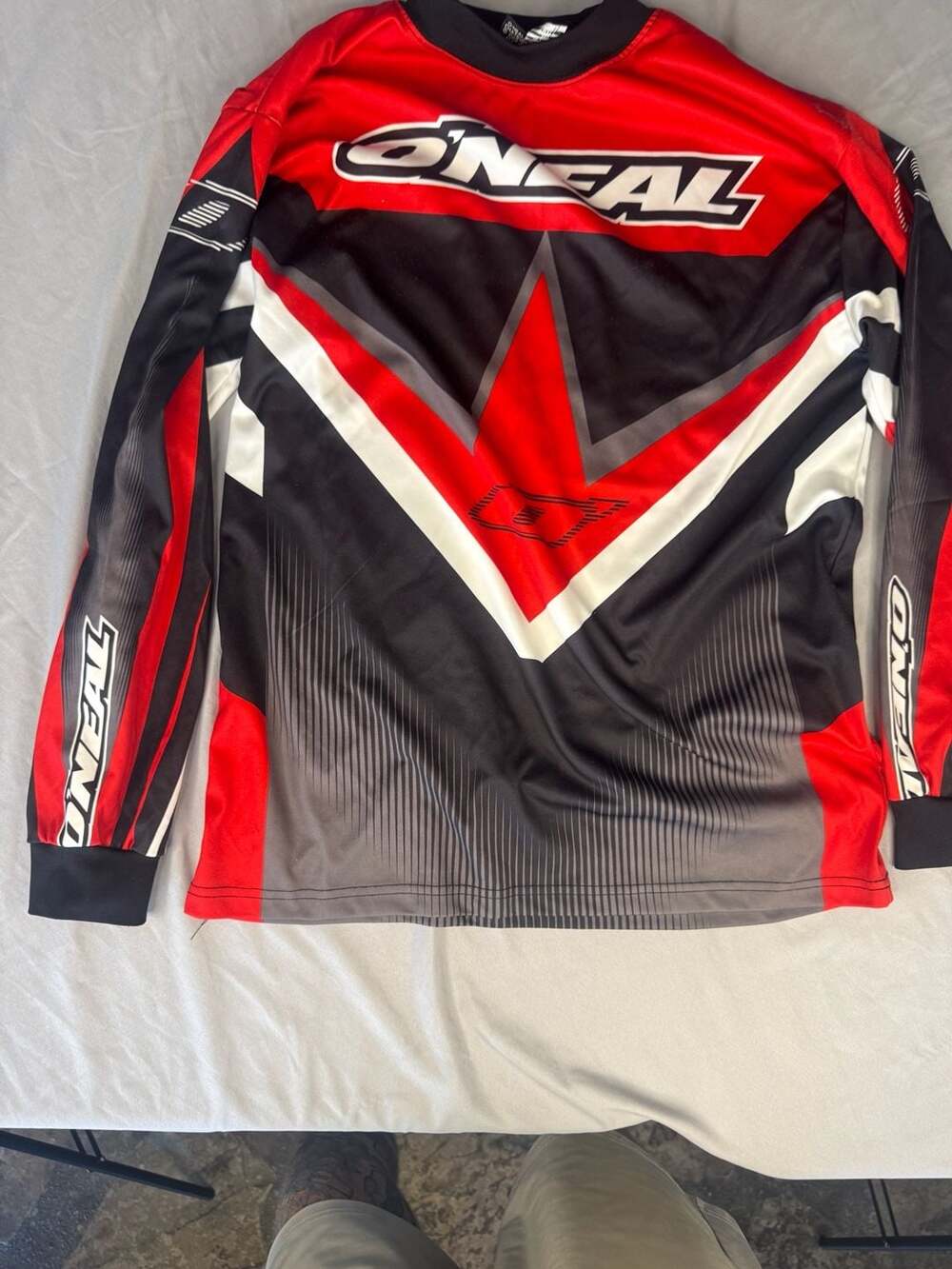 O'Neal Racing Motocross Jersey Kids Small Red Black Long Sleeve